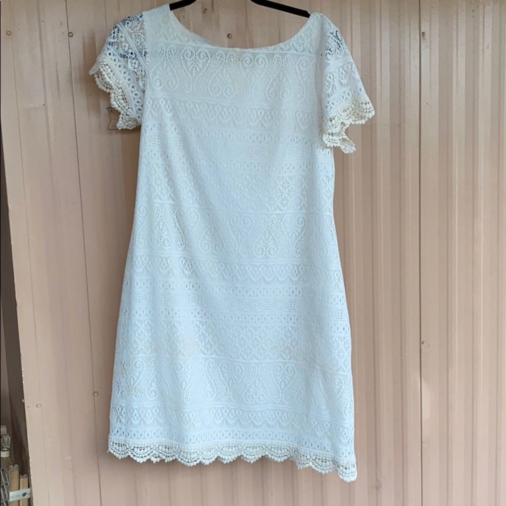 London Times off white Lace Dress Sz 12